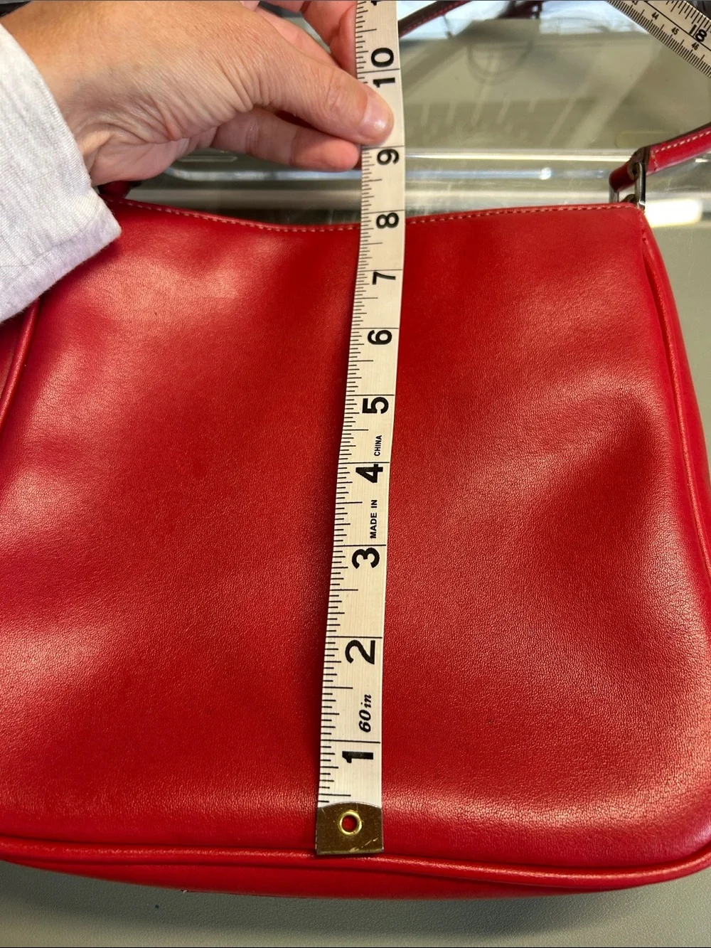 Nine West Red Classic Shoulder Bag - Elegant Everyday Tote